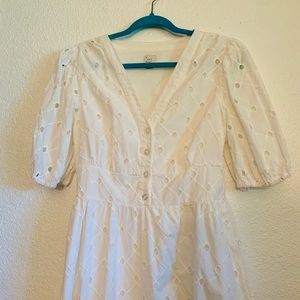 A New Day white MIDI dress